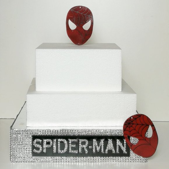 Spiderman Marvel Inspired 12" Cake Stand - Picture 2 of 5